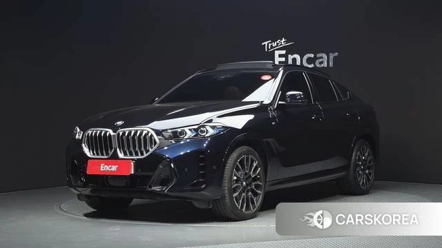 BMW X6 (G06) 2023 Черный из Кореи