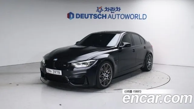 BMW M3 (F80) 2018 Черный из Кореи