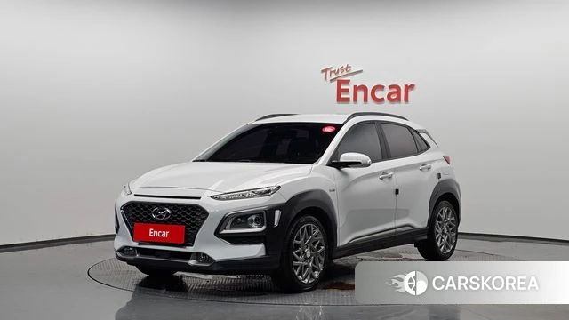 Hyundai Kona Hybrid 2019 Белый из Кореи