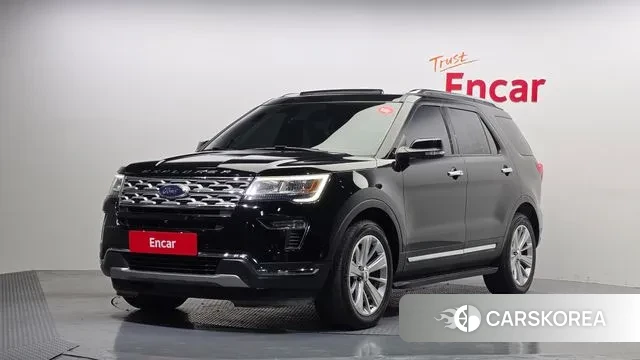 Ford Explorer 2018 Черный из Кореи