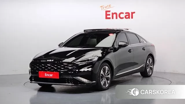 Kia K8 Hybrid 2023 Черный из Кореи