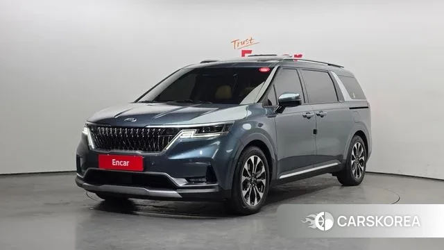 Kia Carnival 4th generation 2021 Небесно-голубой из Кореи