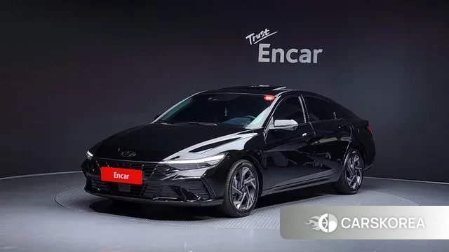 Hyundai The New Avante (CN7) 2023 Черный из Кореи
