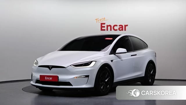 Tesla Model X 2023 Белый из Кореи