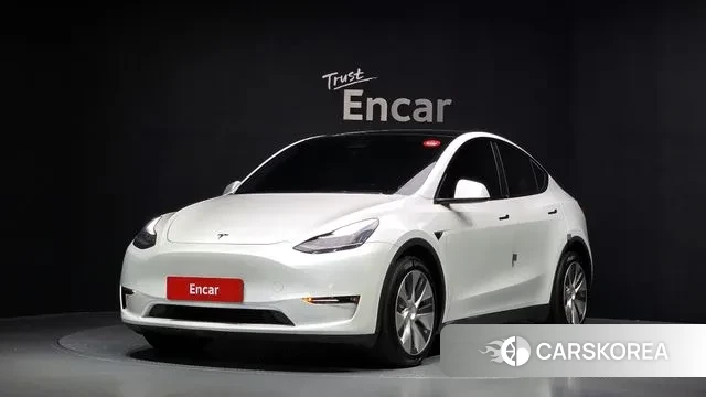 Tesla Model Y 2021 Белый из Кореи