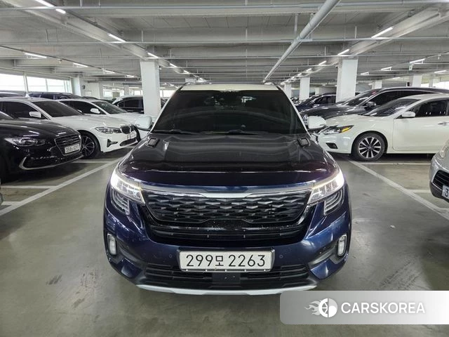 Kia Seltos 2020 Синий из Кореи