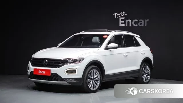 Volkswagen T-Roc 2021 Белый из Кореи