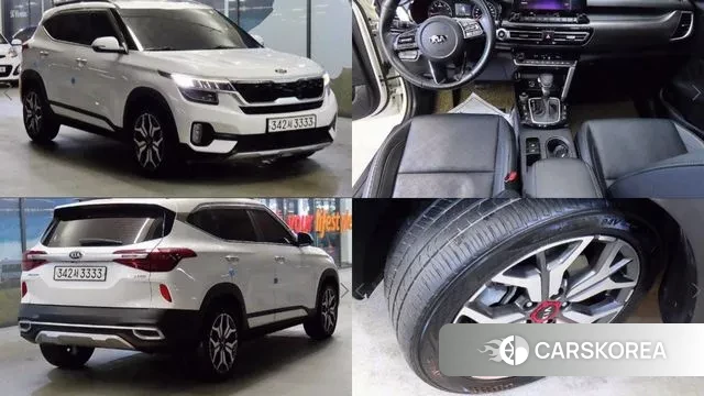 Kia Seltos 2021 Белый из Кореи