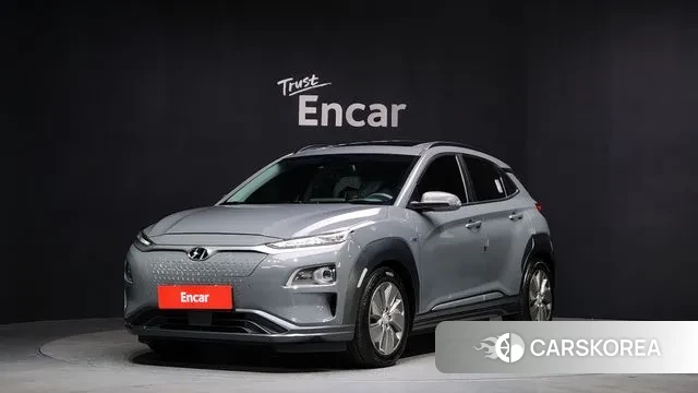 Hyundai Kona Electric 2020 Серебристо-серый из Кореи