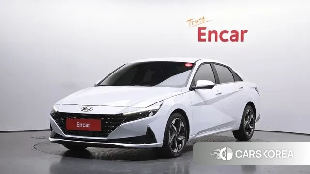 Hyundai Avante (CN7) 2022 Белый из Кореи