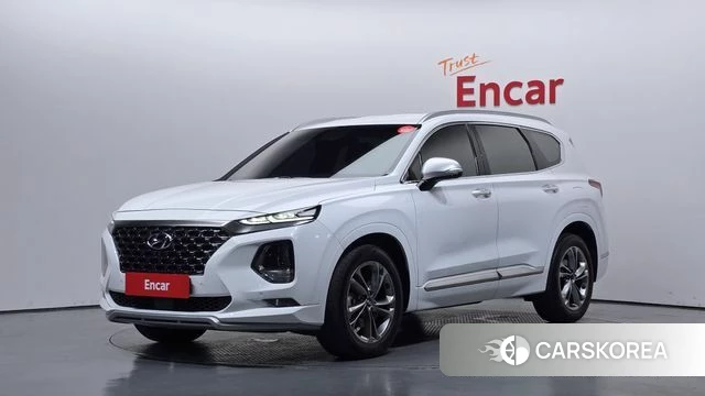 Hyundai Santa Fe TM 2018 Белый из Кореи