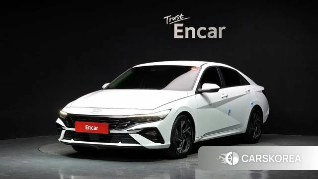 Hyundai The New Avante (CN7) 2024 Белый из Кореи
