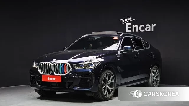 BMW X6 (G06) 2022 Синий из Кореи