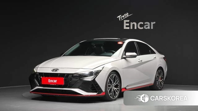Hyundai Avante (CN7) 2022 Серебристо-серый из Кореи