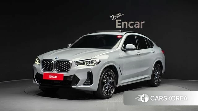 BMW X4 (G02) 2022 Серебристо-серый из Кореи