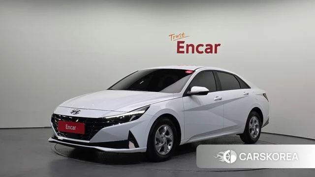Hyundai Avante (CN7) 2020 Белый из Кореи