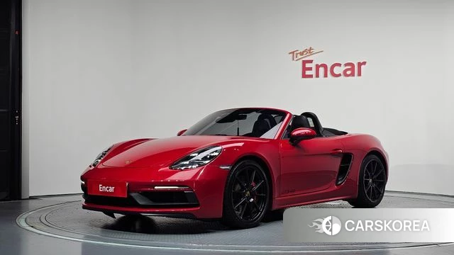 Porsche 718 Boxster 2021 Красный из Кореи