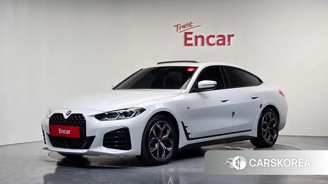 BMW 4 Series (G22) 2021 Белый из Кореи