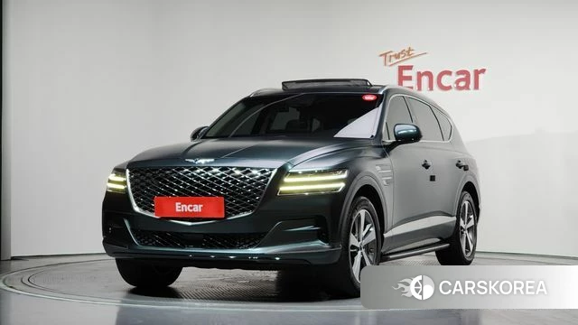 Genesis GV80 2021 Темно-зеленый из Кореи