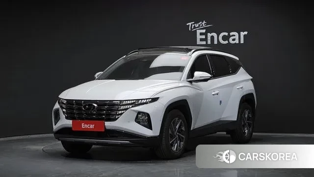 Hyundai Tucson Hybrid (NX4) 2023 Белый из Кореи