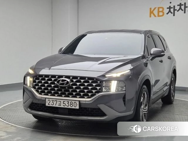 Hyundai The New Santa Fe 2022 Серый из Кореи