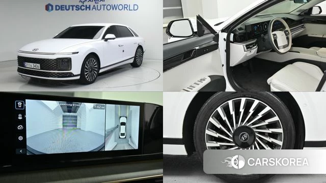 Hyundai Grandeur Hybrid (GN7) 2023 Белый из Кореи