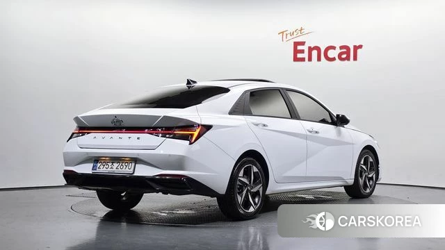 Hyundai Avante (CN7) 2020 Белый из Кореи