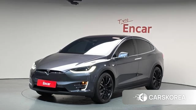 Tesla Model X 2020 Серый из Кореи