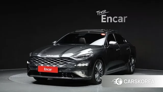 Kia K8 Hybrid 2021 Серый из Кореи