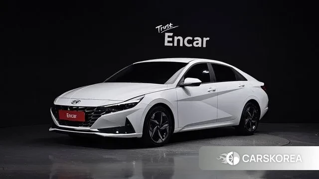 Hyundai Avante (CN7) 2020 Белый из Кореи