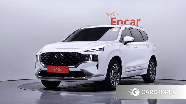 Hyundai The New Santa Fe 2023 Белый из Кореи