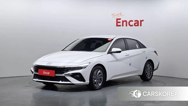 Hyundai The New Avante Hybrid (CN7) 2024 Белый из Кореи
