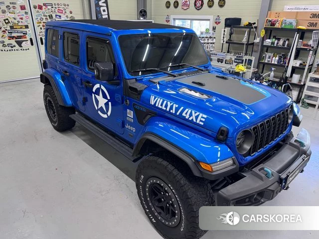 Jeep Wrangler (JL) 2021 Синий из Кореи