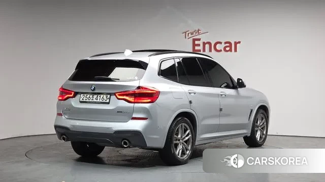BMW X3 (G01) 2020 Серебристо-серый из Кореи