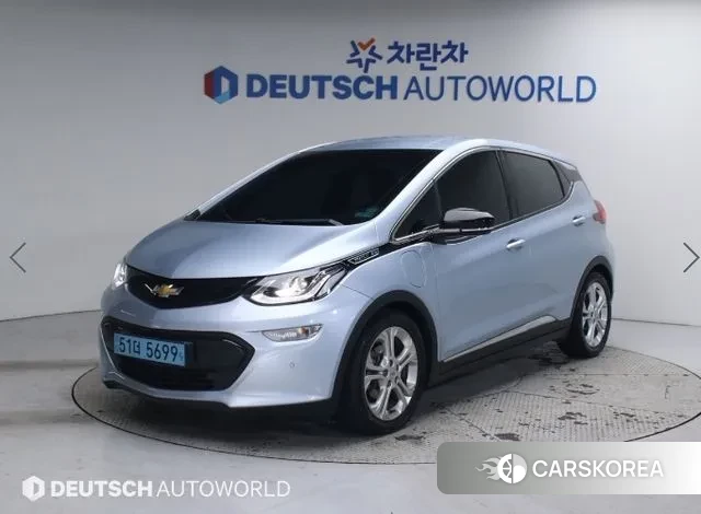 Chevrolet (GM Daewoo) Bolt EV 2018 Небесно-голубой из Кореи