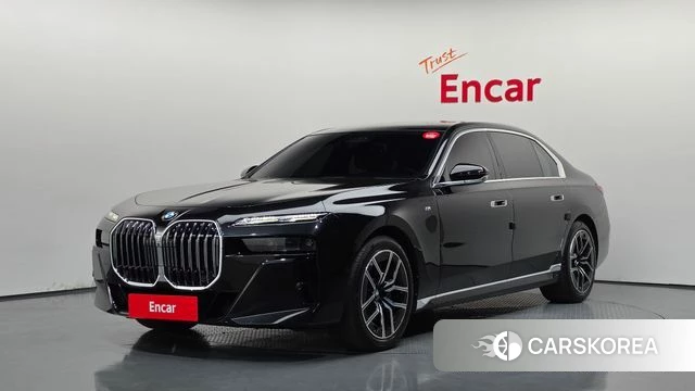 BMW 7 Series (G70) 2022 Черный из Кореи