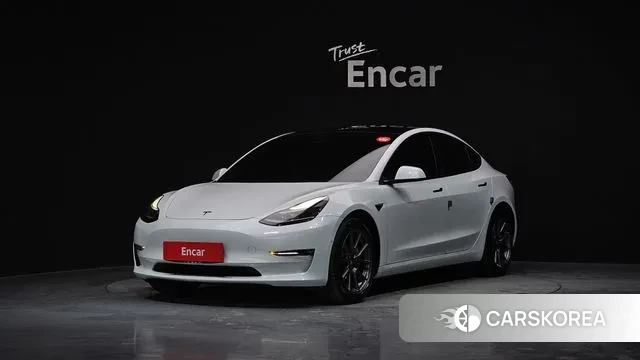 Tesla Model 3 2021 Белый из Кореи