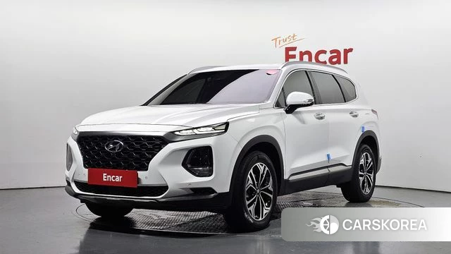 Hyundai Santa Fe TM 2019 Белый из Кореи
