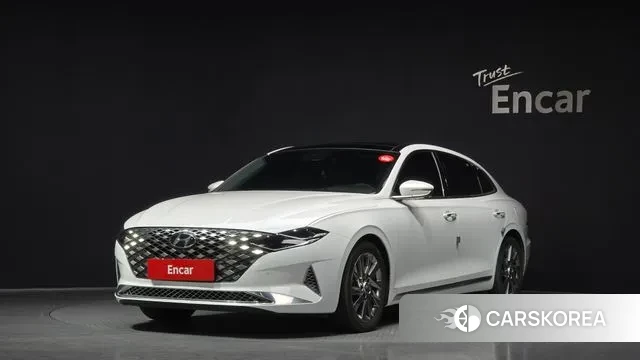 Hyundai The New Grandeur IG Hybrid 2020 Белый из Кореи