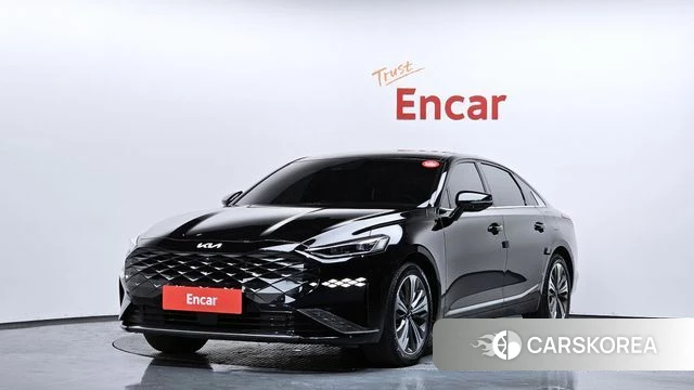 Kia K8 Hybrid 2021 Черный из Кореи