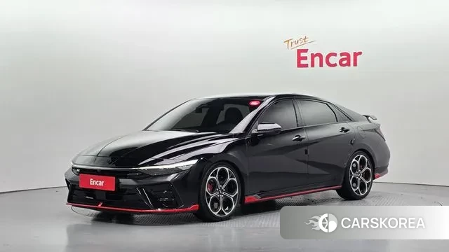 Hyundai The New Avante (CN7) 2023 Черный из Кореи