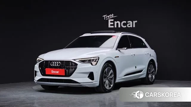 Audi e-Tron 2021 Белый из Кореи