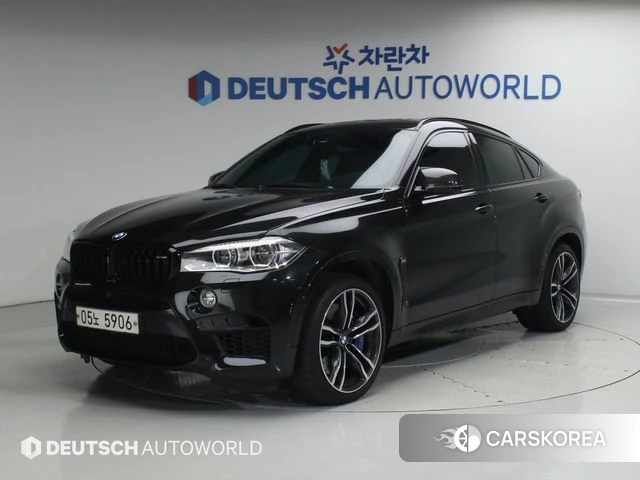 BMW X6M (F16) 2018 Черный из Кореи
