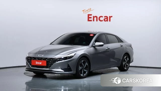 Hyundai Avante Hybrid (CN7) 2021 Серебристо-серый из Кореи