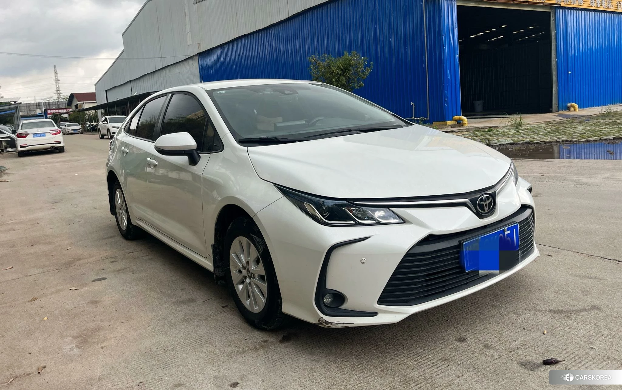 Toyota Corolla 2022 Белый из Китая