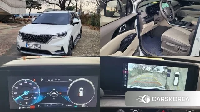 Kia Carnival 4th generation 2023 Белый из Кореи