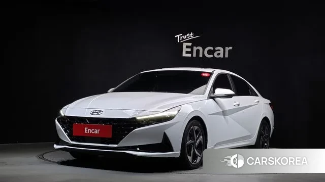 Hyundai Avante (CN7) 2020 Белый из Кореи