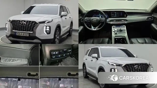 Hyundai Palisade 2022 Белый из Кореи