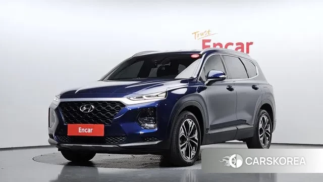 Hyundai Santa Fe TM 2018 Синий из Кореи