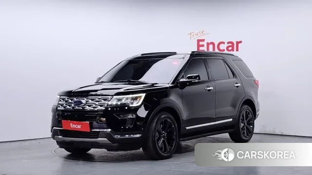 Ford Explorer 2018 Черный из Кореи